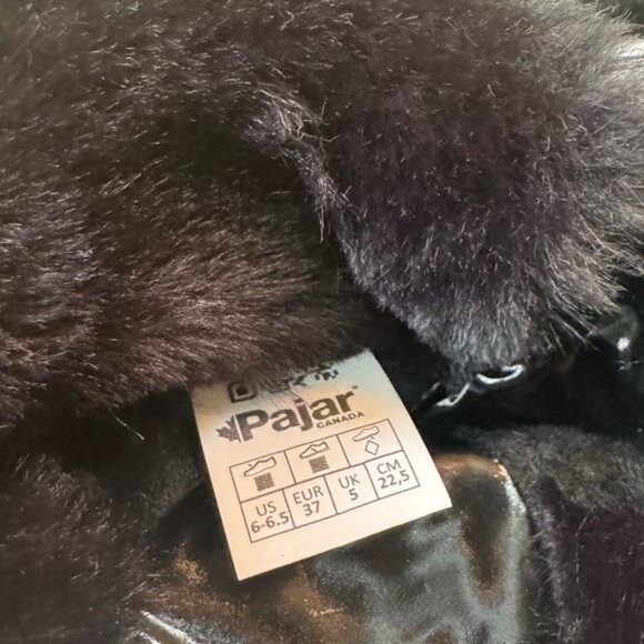 Pajar NEW Veronica Winter Boot Icegrippers Key Zip Faux Fur Waterproof Black 6.5 - Picture 14 of 16